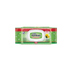 WET HANKIES Υγρά Μαντήλια Lemon Fresh 72