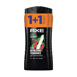 AXE Αφροντούς Africa 3σε1 400ml +1 Δώρο