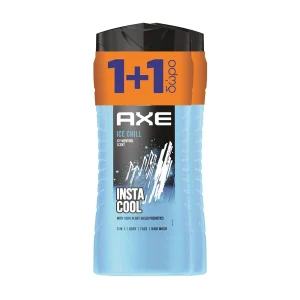 AXE Αφροντούς Ice Chill 3σε1 400ml +1 Δώρο