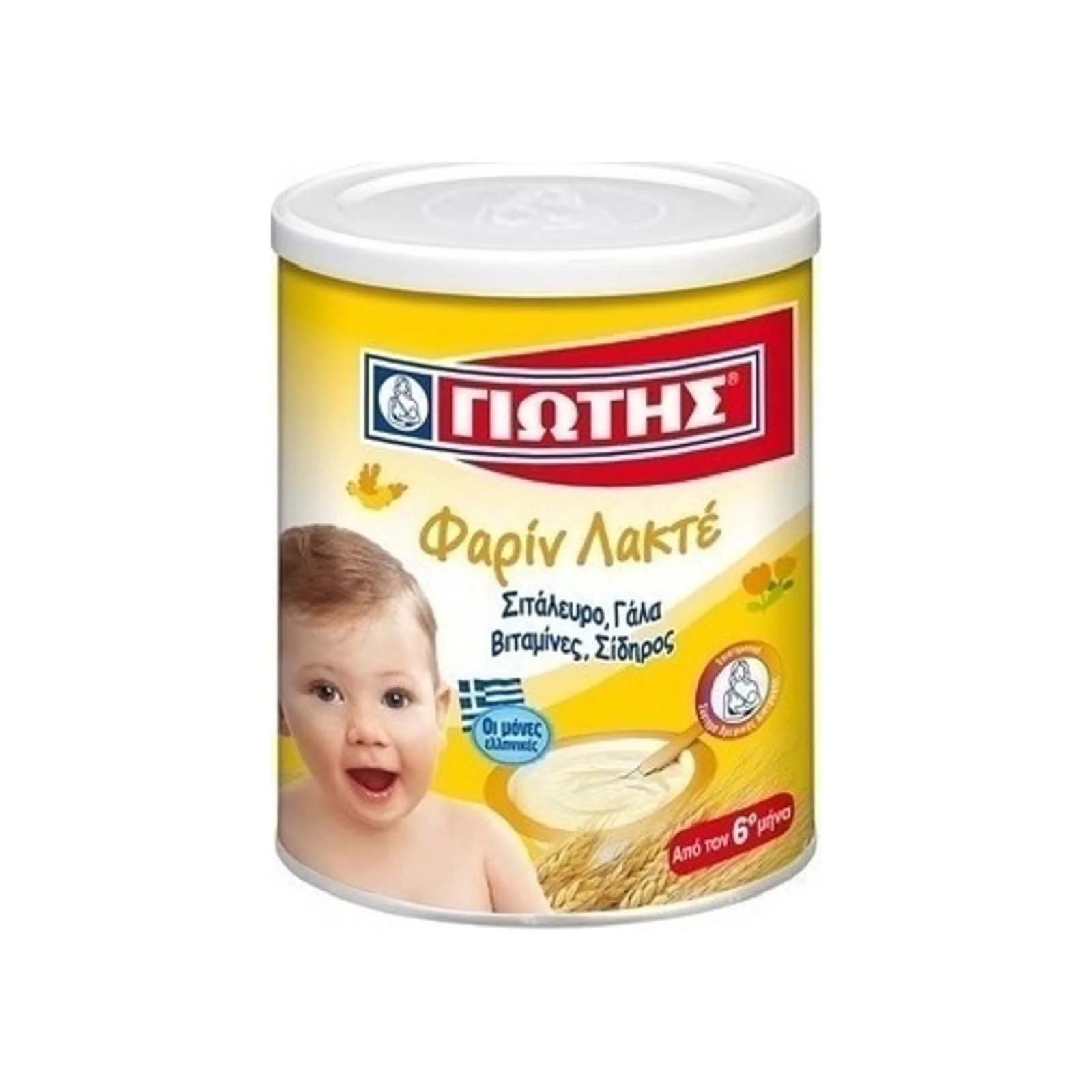 ΓΙΩΤΗΣ Βρεφική Κρέμα Φαρίν Λακτέ 300gr για 6+ Μηνών