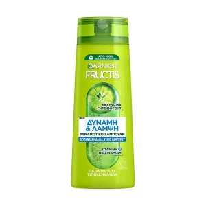 GARNIER Fructis Δύναμη & Λάμψη Σαμπουάν για Όλους τους Τύπους Μαλλιών Vegan 400ml