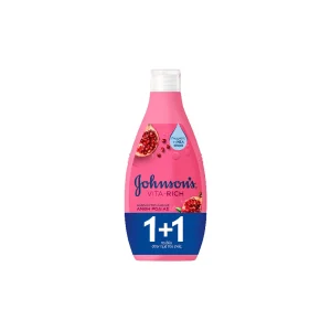 JOHNSON_S Αφρόλουτρο Vita-Rich Brigthening Ρόδι 750ml 1+1 Δώρo