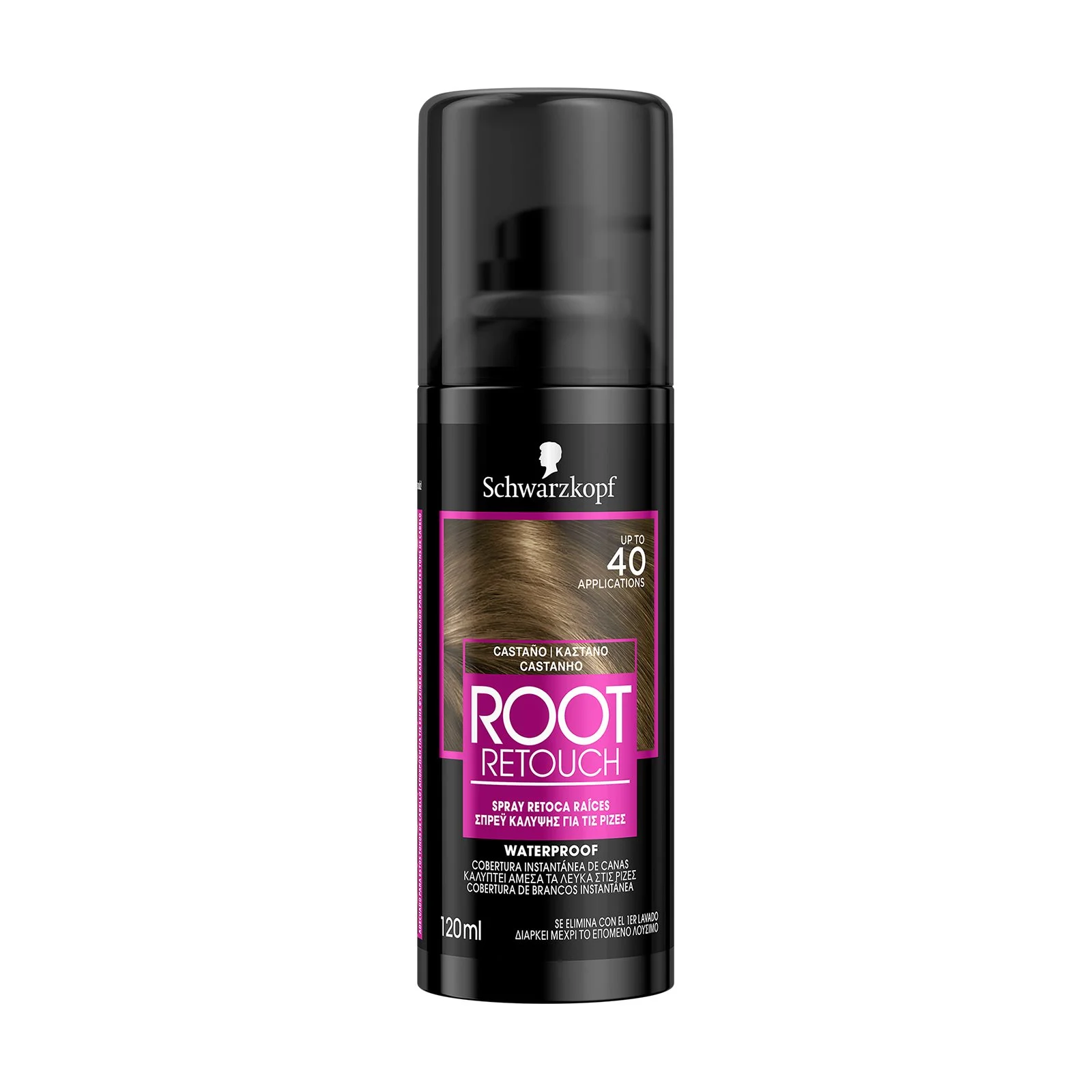 SCHWARZKOPF Root Retouch Σπρέι Κάλυψης Ρίζας Μαλλιών Καστανό 120ml