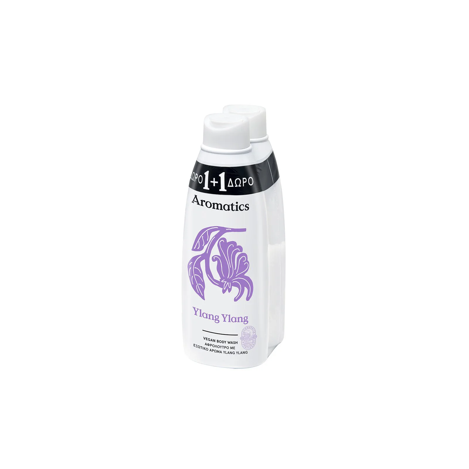 AROMATICS Αφρόλουτρο Ylang Ylang 650ml 1+1 Δώρο