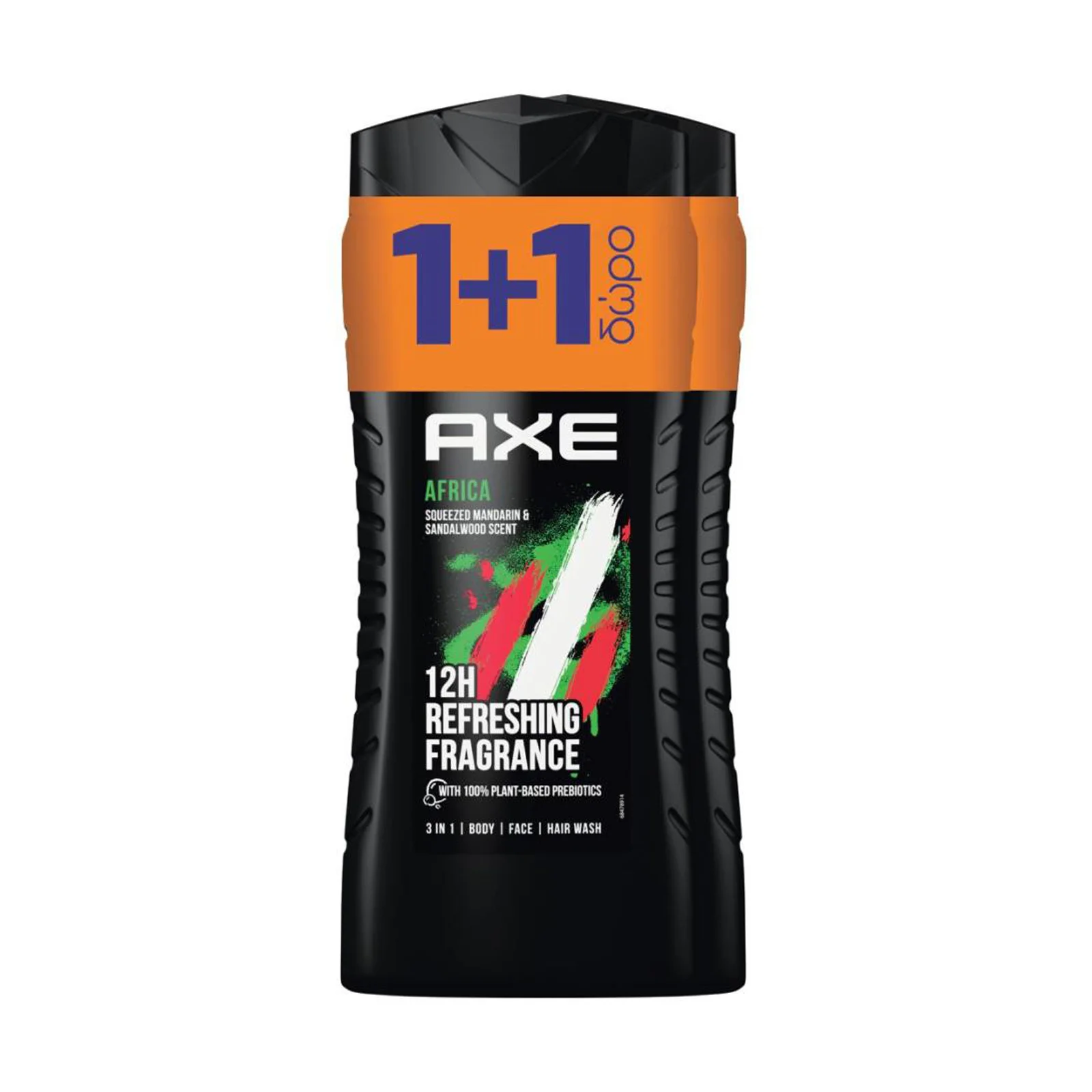 AXE Αφρόλουτρο Africa 400ml 1+1 Δώρο