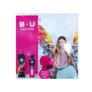 B.U. Candy Love Eau de Toilette 50ml, Deodorant Spray 150ml & Gift Beanie