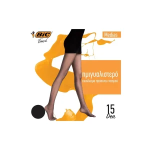 BIC Medias Καλσόν Μαύρο 15D Medium