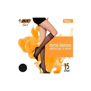 BIC Mibas Καλτσάκι 3_4 15D Μαύρο
