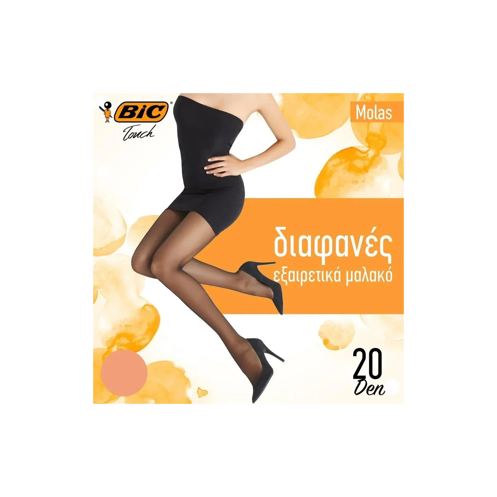 BIC Molas Καλσόν Ελαστικό Μελί 20D Large