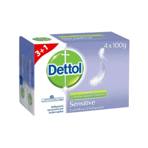 DETTOL Sensitive Soap 100gr 3+1 FREE