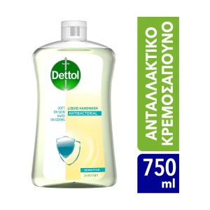 DETTOL Κρεμοσάπουνο Antibacterial Sensitive Ανταλλακτικό 750ml