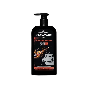 KARAVAKI MEN 3σε1 ΑΦΡΟΛΟΥΤΡΟ VOLCANIC ENERGY 550ml