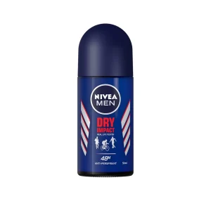 NIVEA FOR MEN Αποσμητικό Roll On Men Dry Impact 50ml