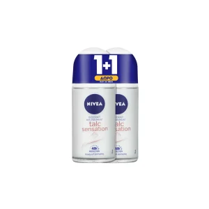 NIVEA Αποσμητικό Roll On Talc Sensation 50ml 1+1 Δώρο