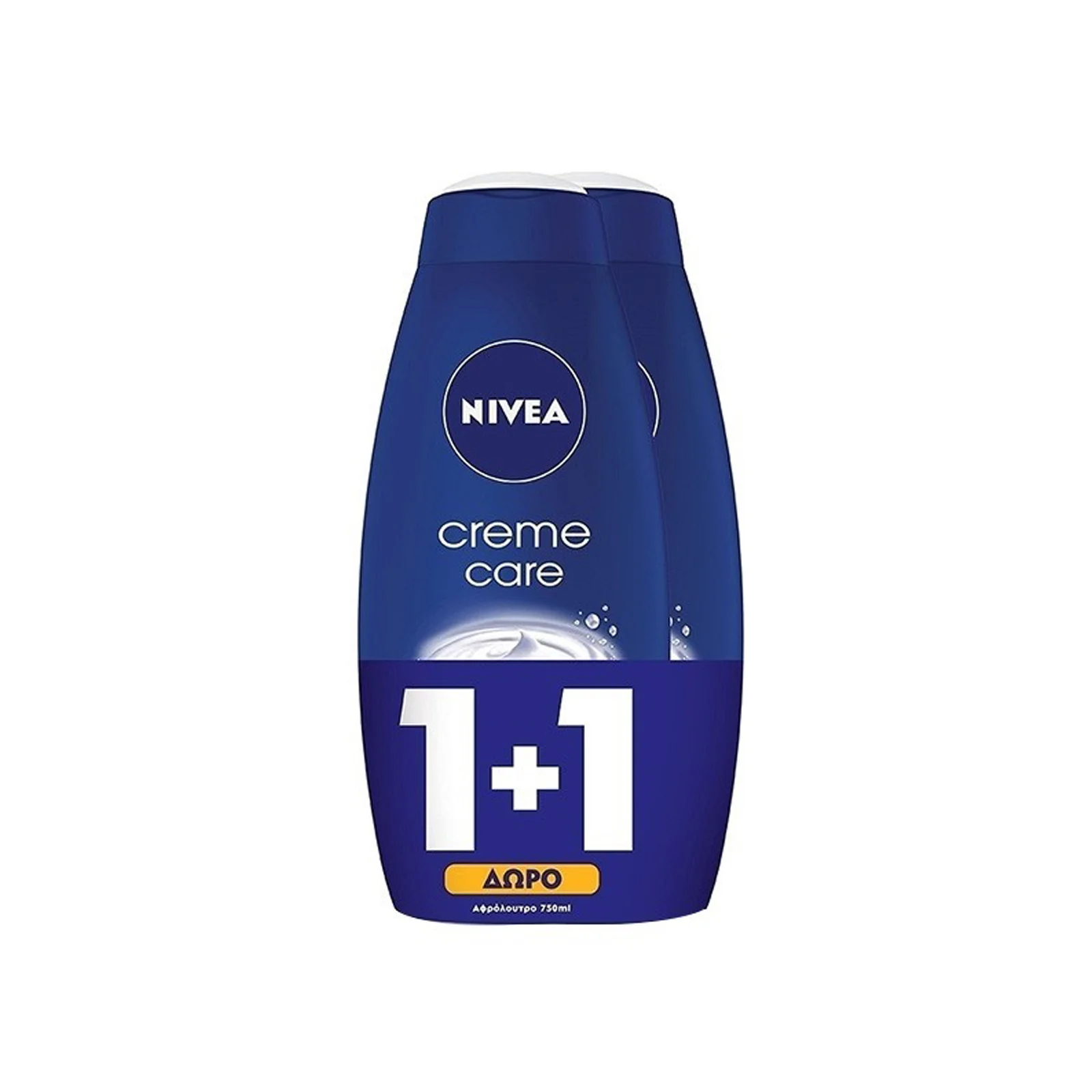 NIVEA Αφρόλουτρο Creme Care 750ml 1+1 ΔΩΡΟ