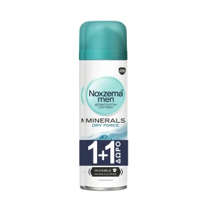 NOXZEMA Αποσμητικό Spray Men Minerals Dry Force 150ml 1+1 Δώρο