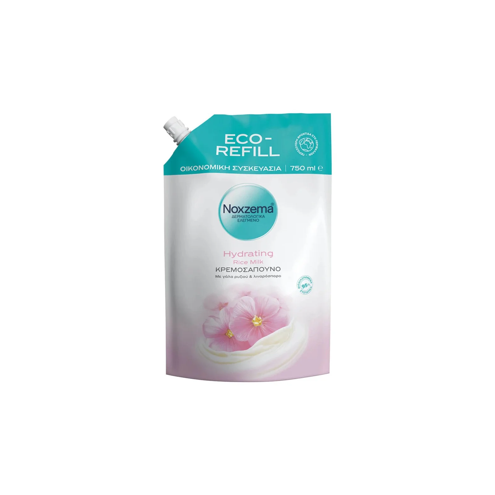 NOXZEMA Κρεμοσάπουνο Υποαλλεργικό Lins & Rice ΑΝΤ_ΚΟ 750ml
