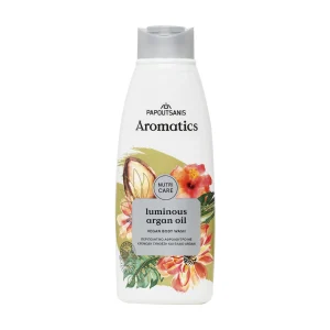 PAPOUTSANIS Aromatics Αφρόλουτρο Luminous Argan Oil Vegan 600ml