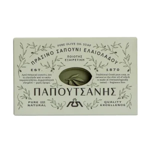 PAPOUTSANIS ΠΑΡΑΔΟΣΙΑΚΟ ΠΡΑΣΙΝΟ ΣΑΠΟΥΝΙ ΕΛΑΙΟΛΑΔΟΥ 250 γρ