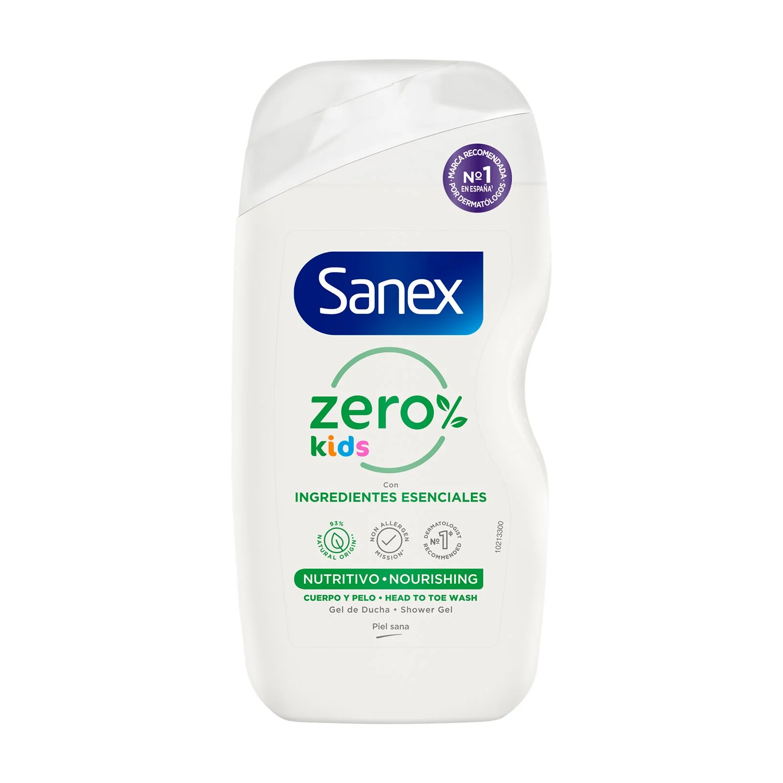 SANEX Zero Kids Αφρόλουτρο Head to Toe Nourishing Vegan 475ml
