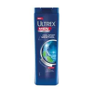 ULTREX Men Σαμπουάν Αντιπιτυριδικό Cool Sport Menthol για Όλους τους Τύπους Μαλλιών 360ml