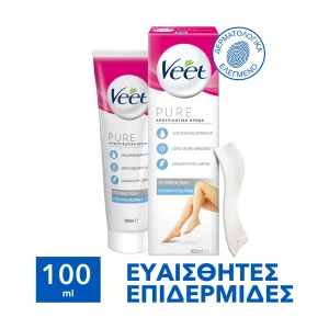 VEET Pure Αποτριχωτική Κρέμα για Ευαίσθητες Επιδερμίδες 100ml