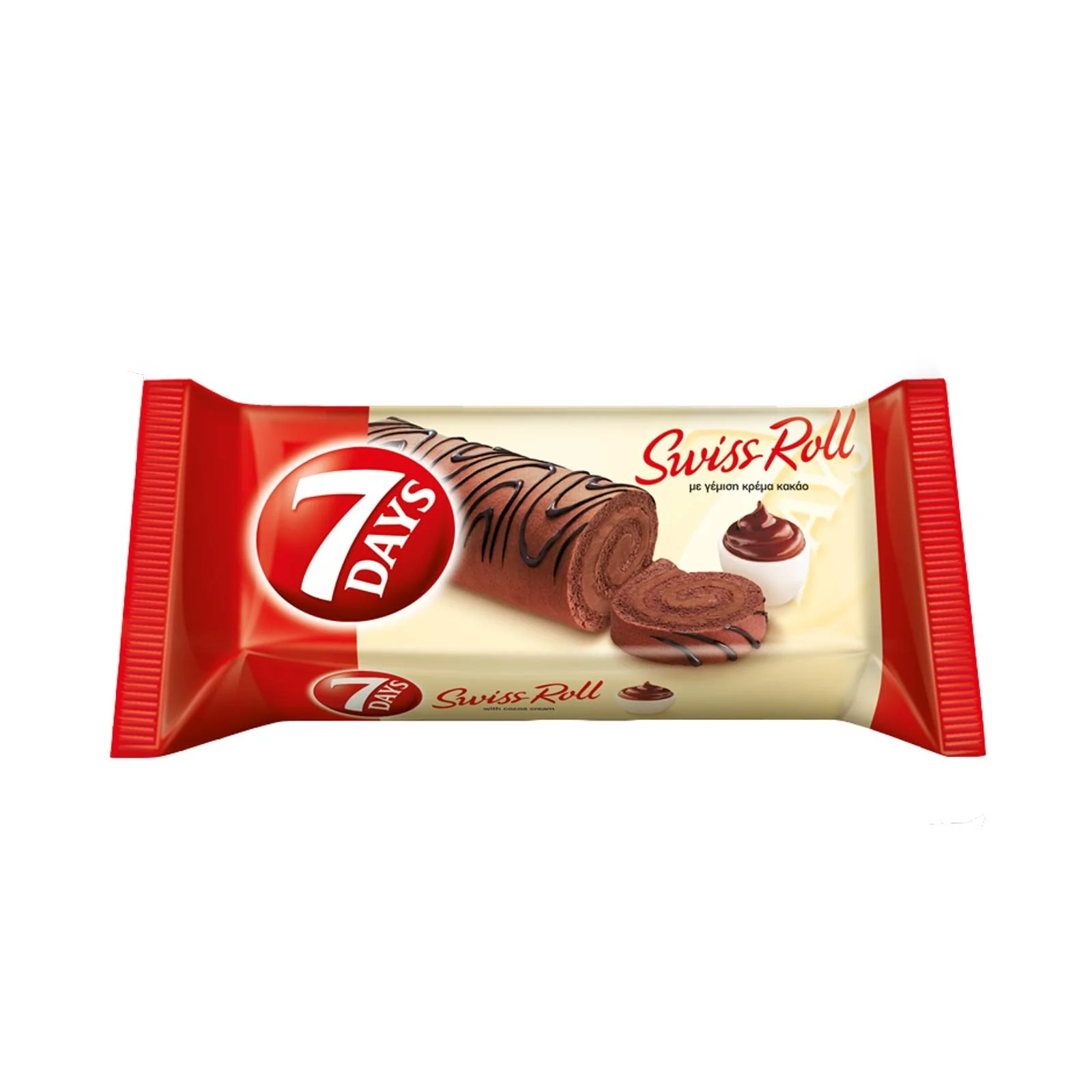 7 DAYS Swiss Roll με γέμιση Κρέμα Κακάο 200g