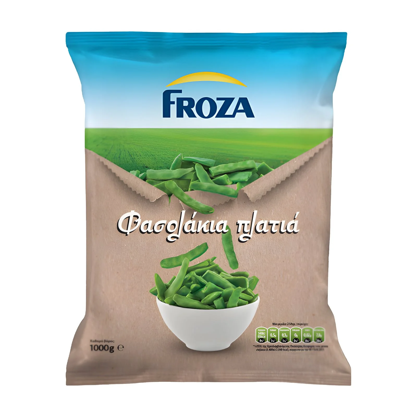 FROZA Φασολάκια Πλατιά 1000g