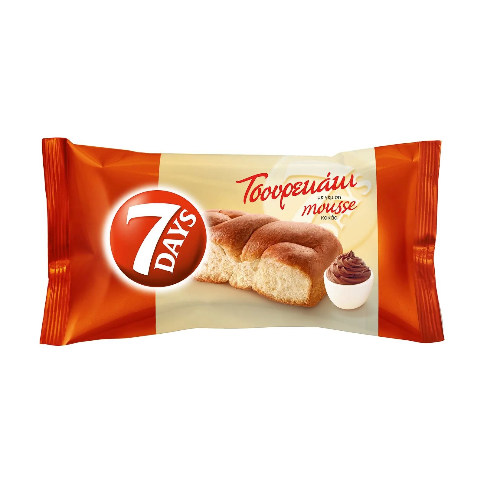 7 DAYS Τσουρεκάκι με γέμιση Μους Κακάο 85g