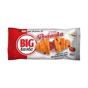 BIG TASTE Κρουασάν Με Γέμιση Φράουλα 85 gr
