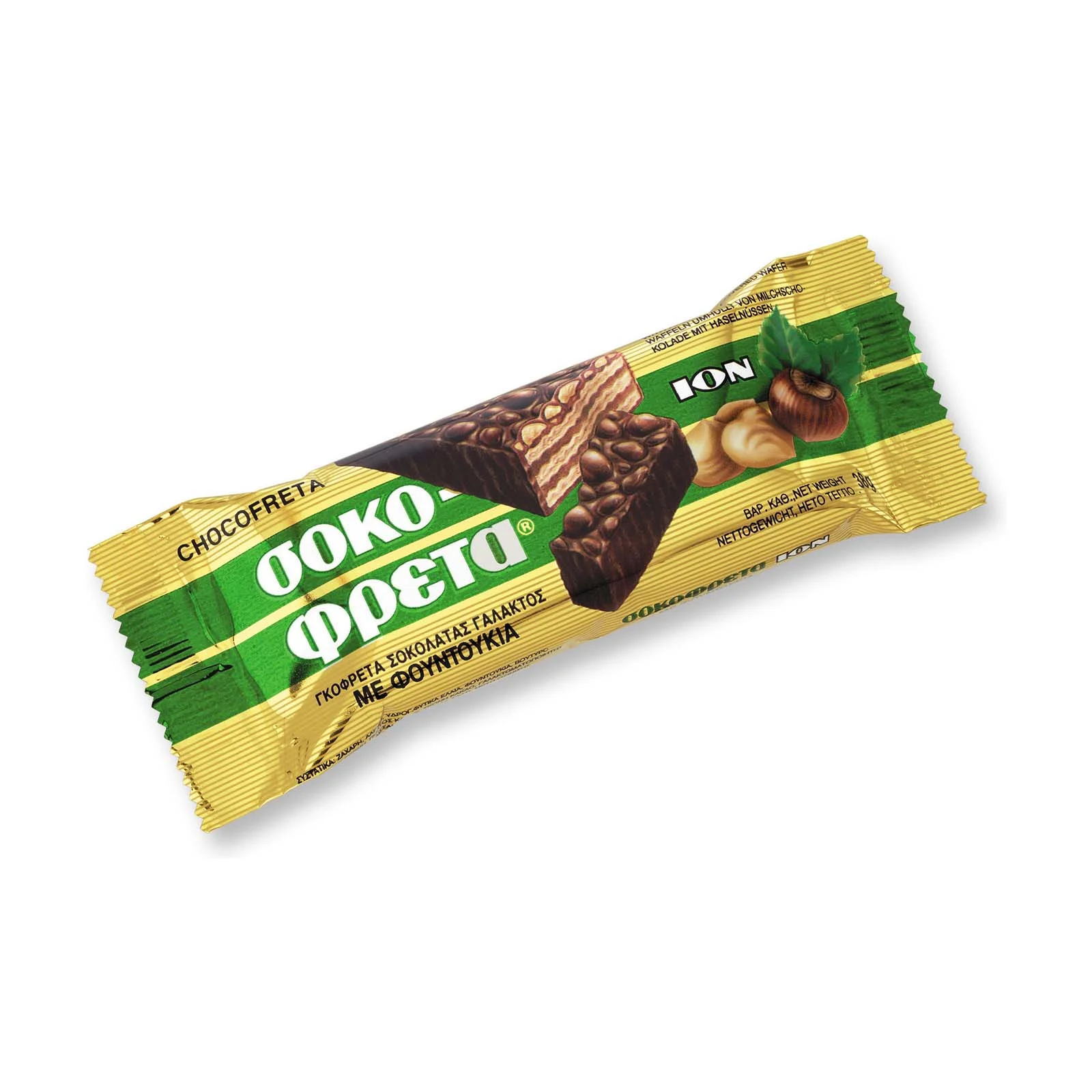 ΙΟΝ Γκοφρέτα Γάλακτος φουντούκι 38gr