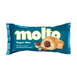 MOLTO Super Max Κρουασάν με γέμιση Πραλίνα 130g