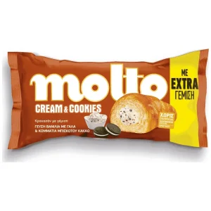 MOLTO Κρουασάν Βανίλια Cream & Cookies 98gr