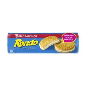 ΠΑΠΑΔΟΠΟΥΛΟΥ Rondo Μπισκότα Γεμιστά Με Βανίλια 250 gr