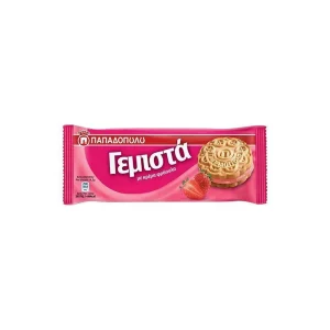ΠΑΠΑΔΟΠΟΥΛΟΥ Μπισκότα Γεμιστά με Γέμιση Φράουλα 58gr