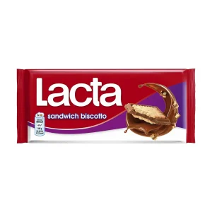 LACTA Σοκολάτα Γάλακτος Sandwich Biscotto 87g