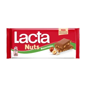 LACTA Σοκολάτα Γάλακτος Φουντούκι 85gr