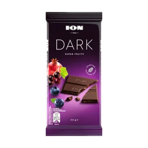 ΙΟΝ Dark Σοκολάτα με Super Fruits 90g