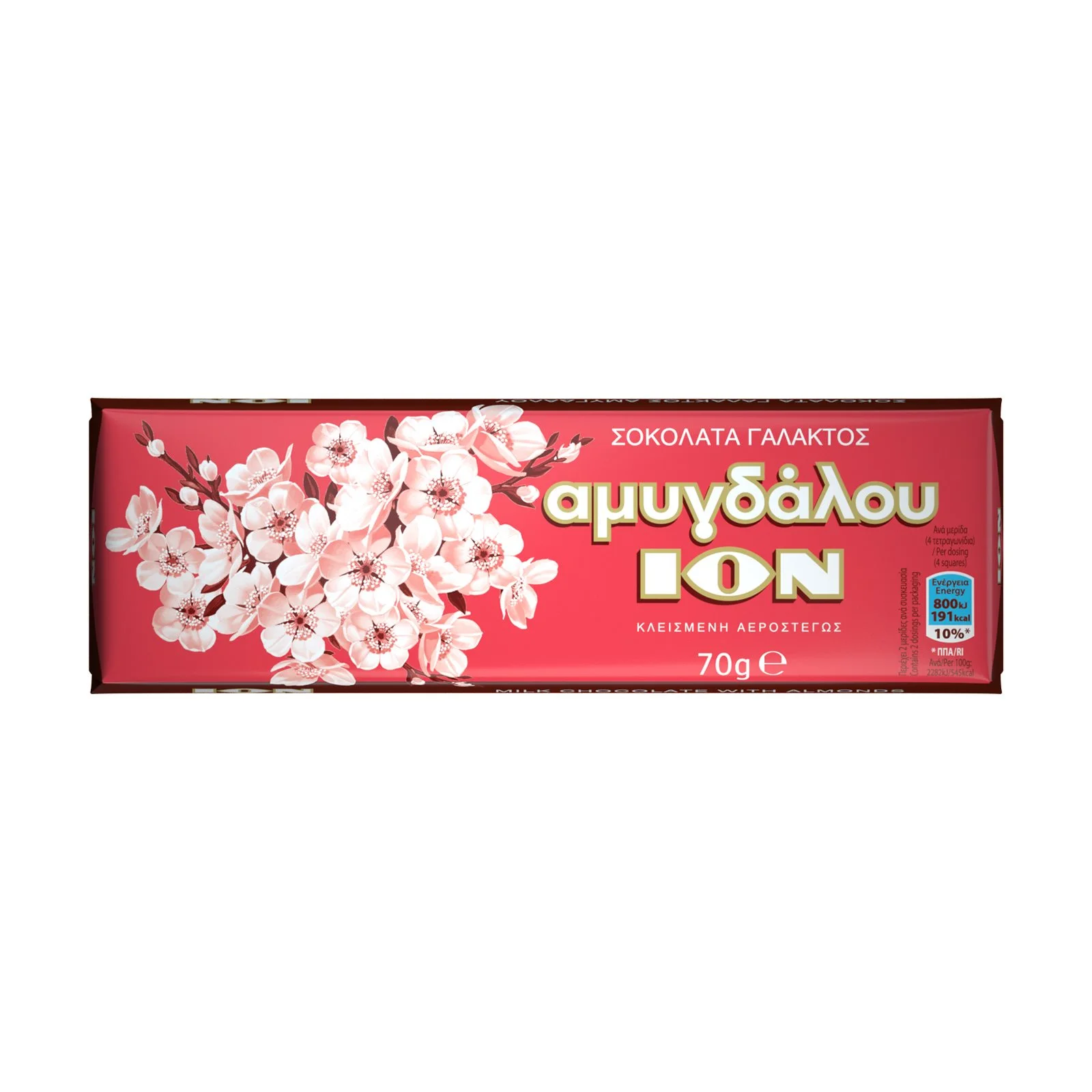 ΙΟΝ Αμυγδάλου Σοκολάτα Γάλακτος 70g