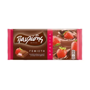 ΠΑΥΛΙΔΗΣ Σοκολάτα Γάλακτος Φράουλα 100gr