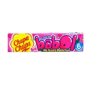 CHUPA CHUPS Big Babol Τσίχλες Tutti Frutti 6τεμ 27g