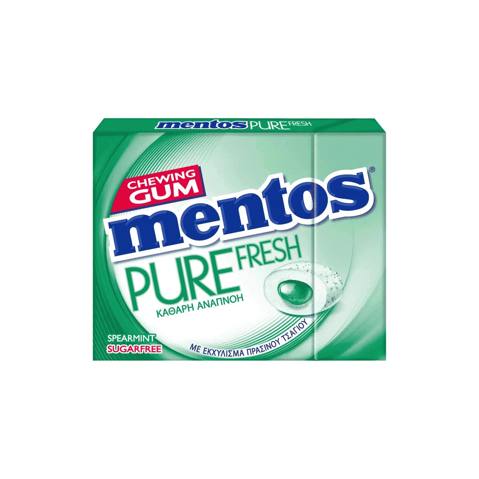 MENTOS Pure Fresh Spearmint Τσίχλες 12τεμ