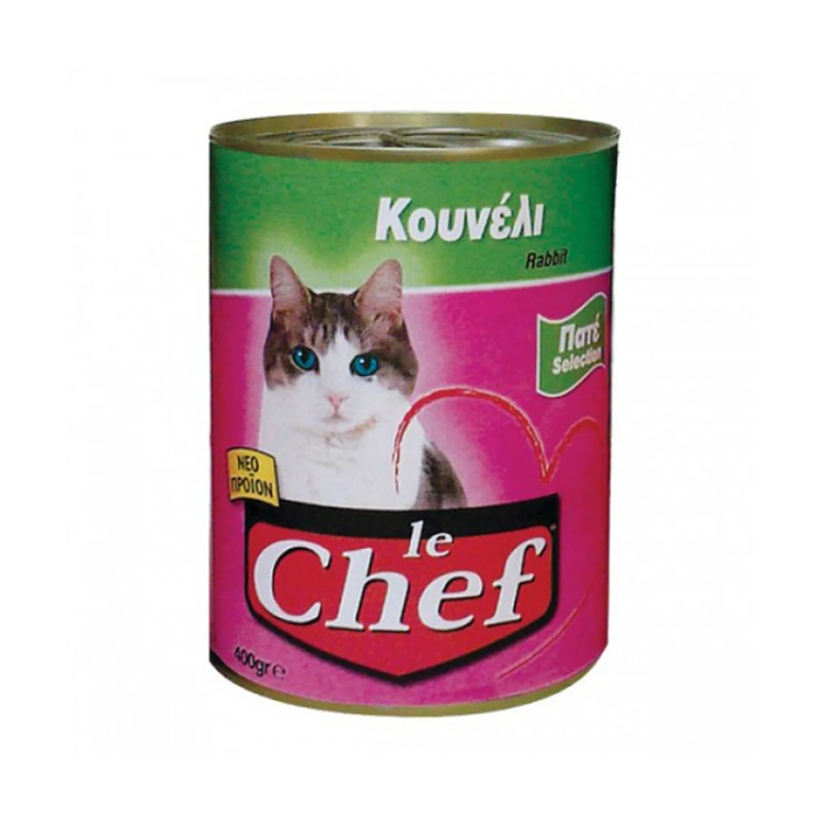 LE CHEF Κονσέρβα Γάτας Πατέ Κουνέλι 400gr