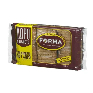 FORMA Φρυγανιές Σίκαλης (4x90 g) -0,50