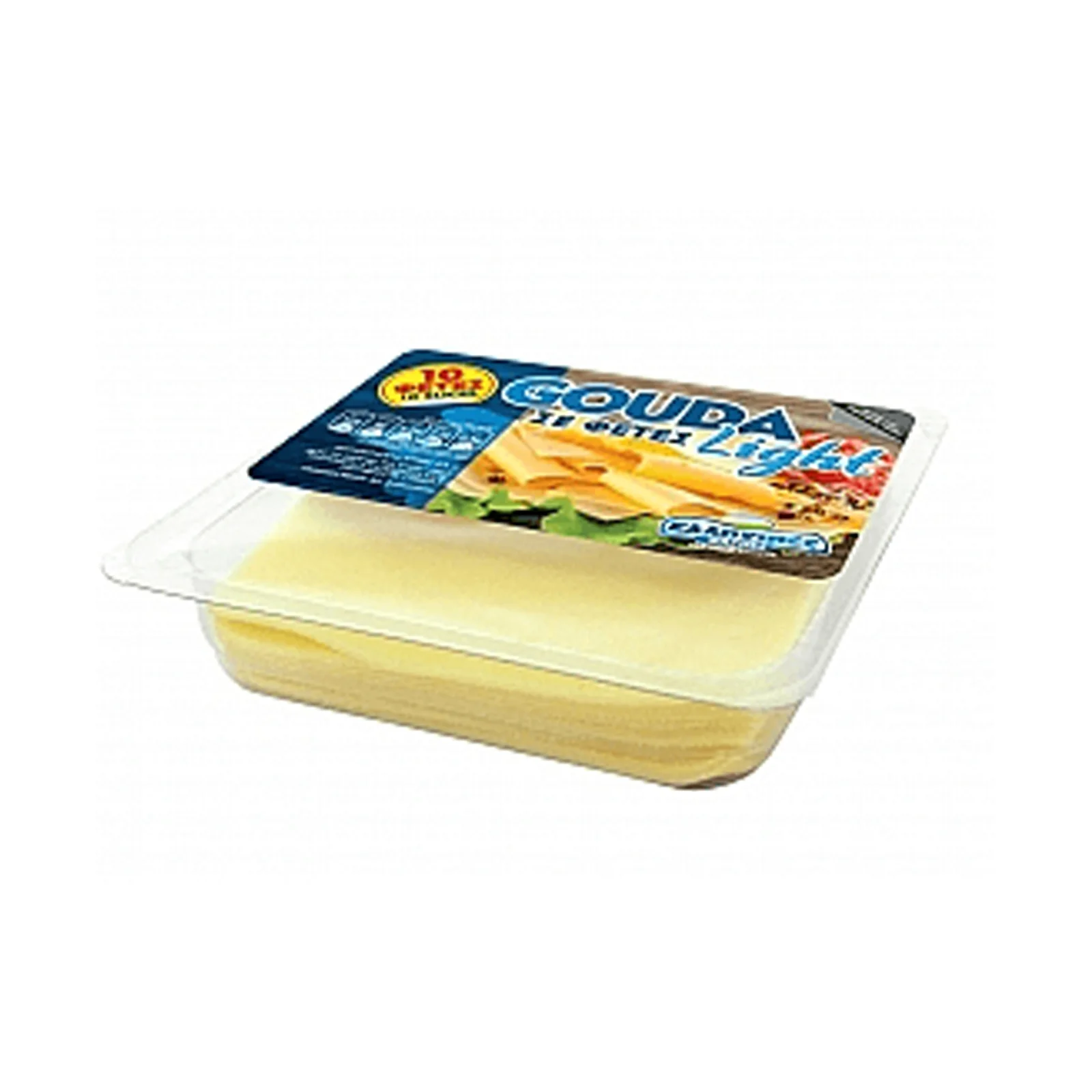 HELLENIC FARMS Τυρί gouda light 16_ σε φέτες 170gr