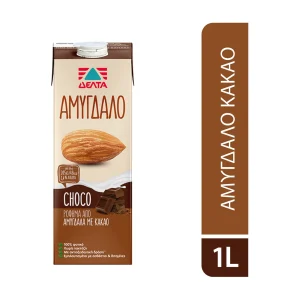 ΔΕΛΤΑ Αμύγδαλο Choco Ρόφημα με Κακάο Vegan Χωρίς λακτόζη 1lt