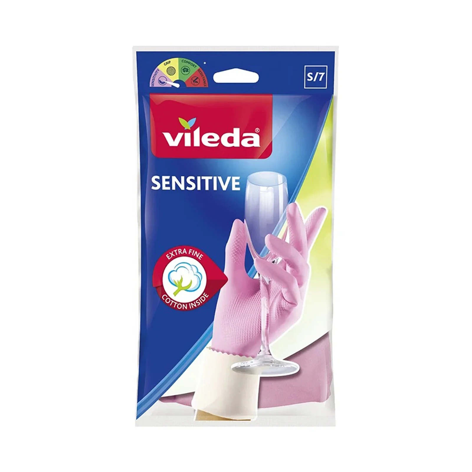 Vileda Vileda Sensitive, Γάντια Οικιακής Χρήσης Small