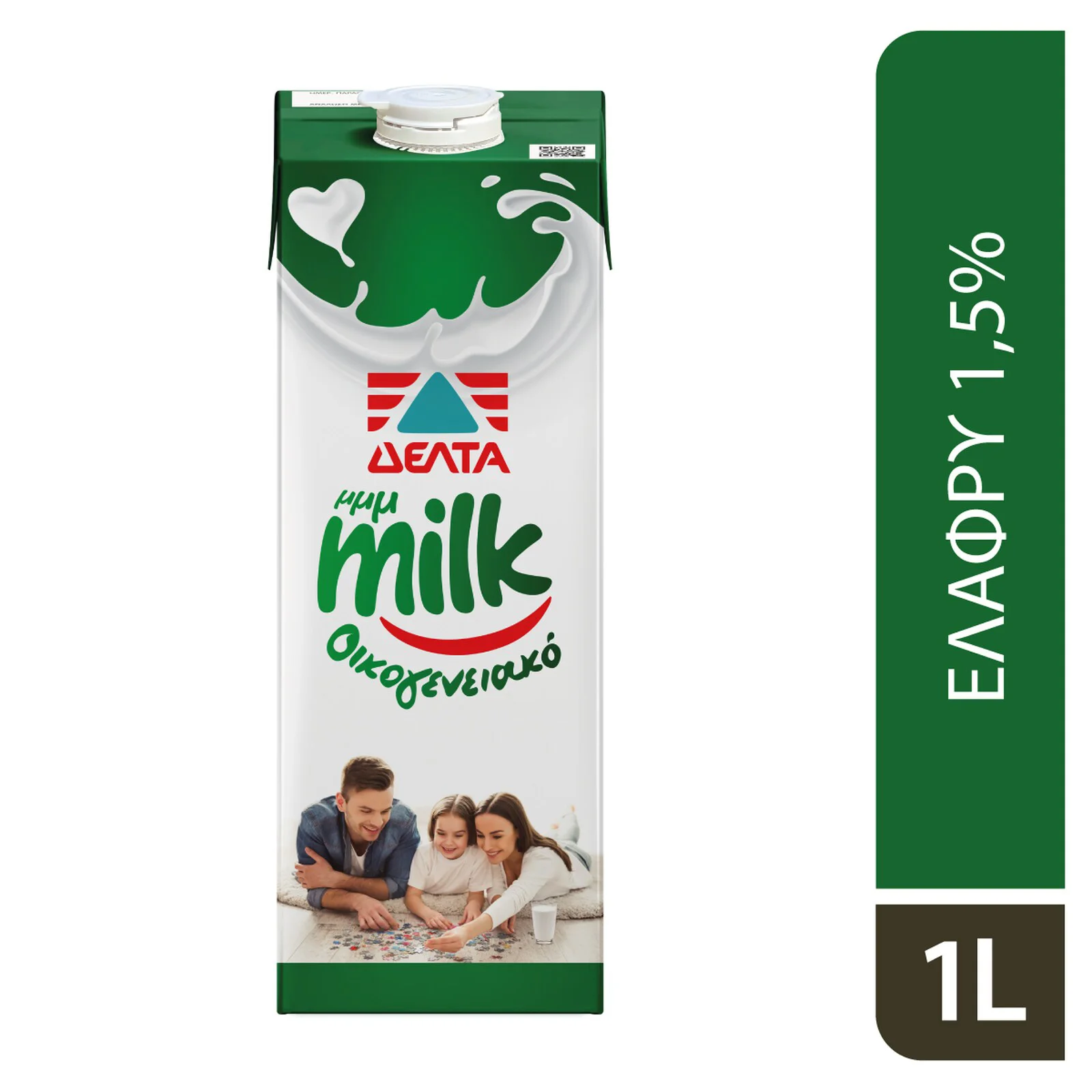 ΔΕΛΤΑ MMMILK Γάλα Οικογενειακό Ελαφρύ 1lt