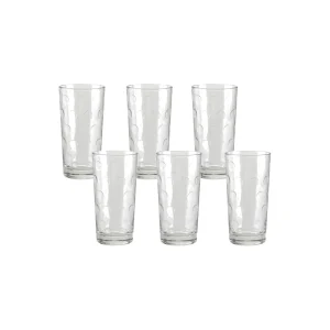 Uniglass Kyknos Σετ Ποτήρια Νερού από Γυαλί 155ml 6τμχ
