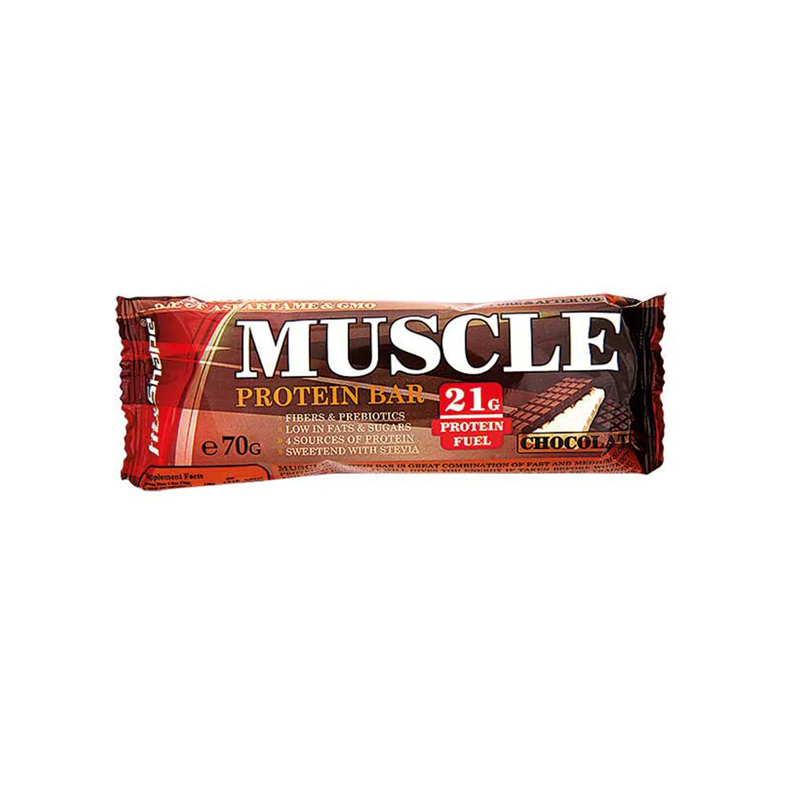 MUSCLE Μπάρα Πρωτεΐνης 70gr Chocolate